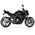 Scorpion Serket Satin Titanium Oval Exhaust For Kawasaki Z1000 2007-2009