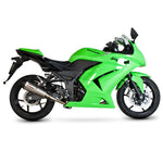 Scorpion Serket Taper Carbon Oval Exhaust - Kawasaki NINJA 250R 2008 - 2012