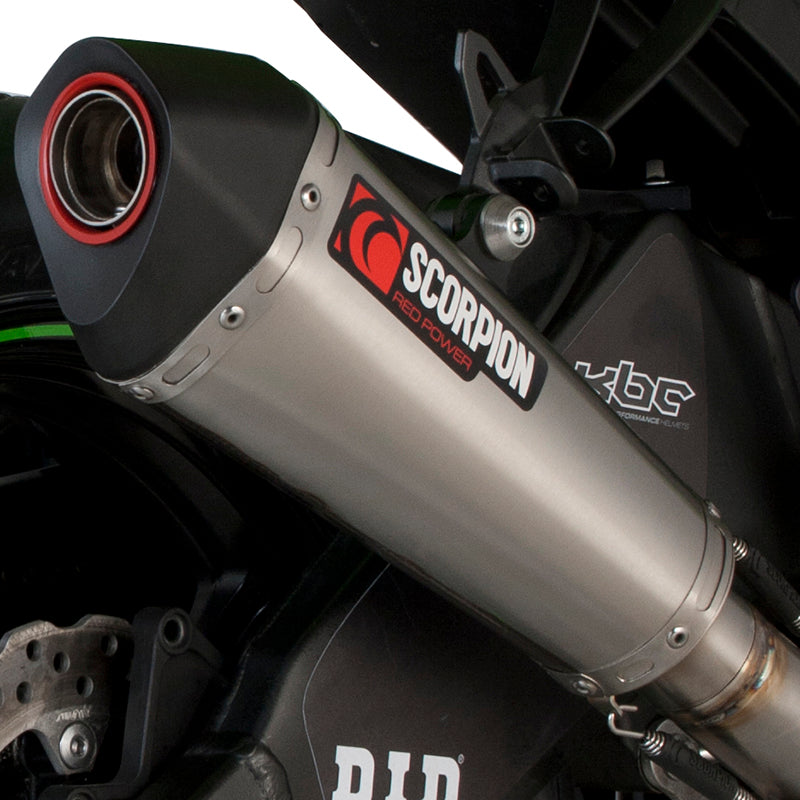 Scorpion Serket Taper Carbon Oval Exhaust For Kawasaki ZX-6R 2009-2012