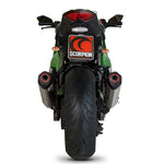 Scorpion Serket Carbon Oval Exhaust For Kawasaki Z1000 2010-2013