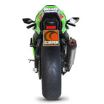 Scorpion Serket Taper Carbon Oval Exhaust For Kawasaki ZX 10R 2011-2015