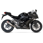 Scorpion Serket Taper Carbon Oval Exhaust For Kawasaki Ninja 300 2012-2017