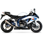 Scorpion Serket Taper Carbon Oval Exhaust For Suzuki GSXR600 K8-10 2008-2010
