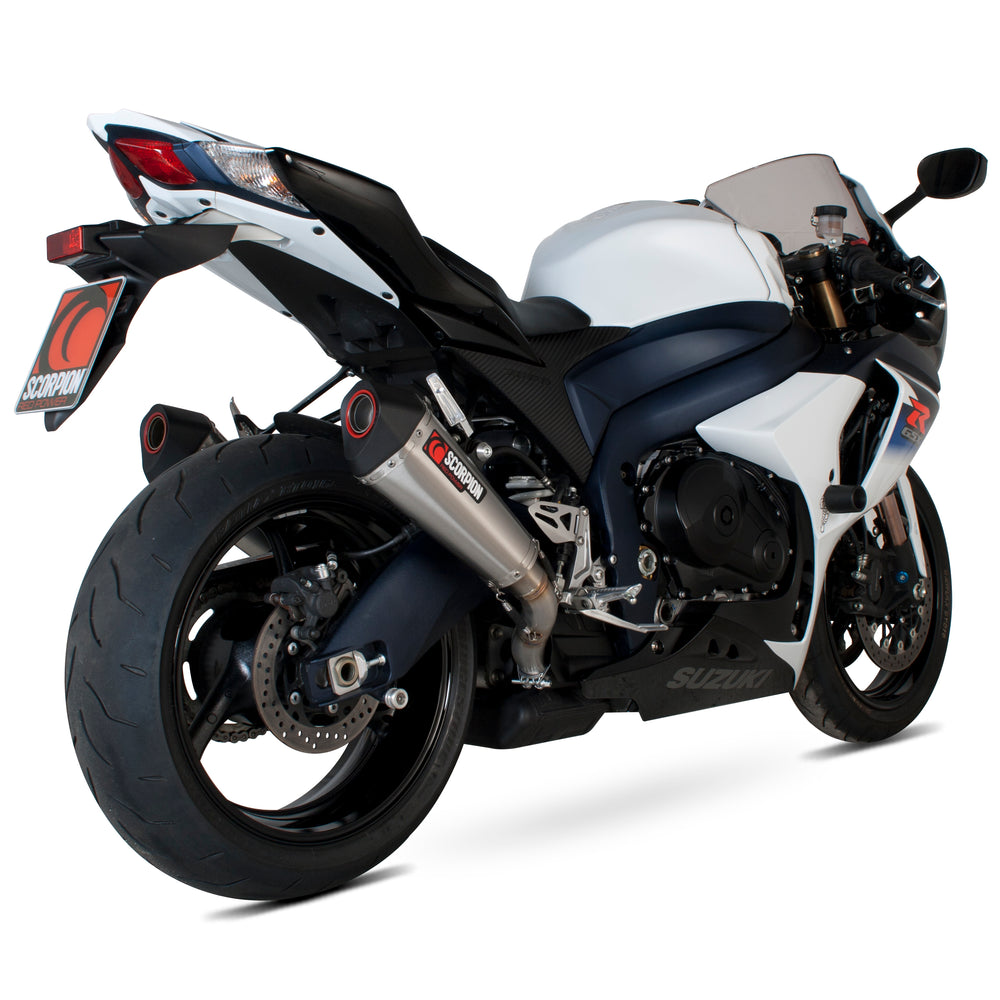 Scorpion Serket Taper Carbon Oval Exhaust - Suzuki GSXR 1000 K9 2009 - 2011