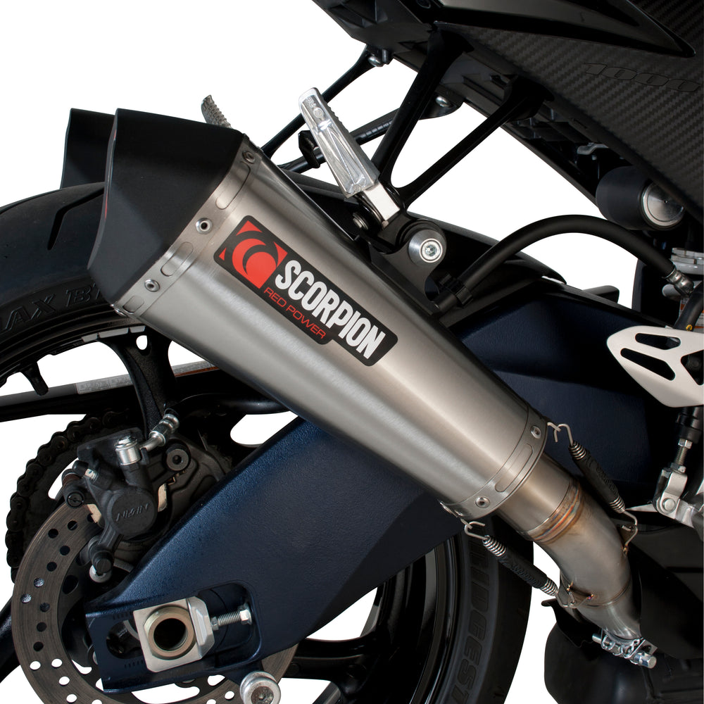 Scorpion Serket Taper Carbon Oval Exhaust - Suzuki GSXR 1000 K9 2009 - 2011