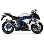 Scorpion Serket Taper Carbon Oval Exhaust - Suzuki GSXR 1000 K9 2009 - 2011