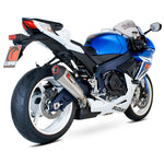 Scorpion Serket Taper Carbon Oval Exhaust For Suzuki GSXR 600 K11 2011-2019