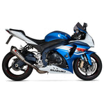 Scorpion Serket Taper Satin Titanium Oval Exhaust - Suzuki GSXR 1000 L1 2012 - 2016