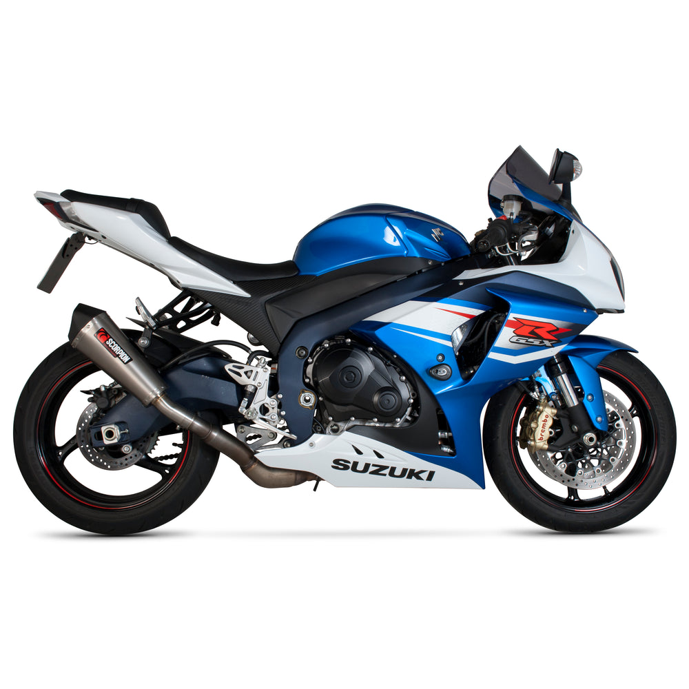 Scorpion Serket Taper Stainless Oval Exhaust For Suzuki GSXR 1000 L1 2012-2016