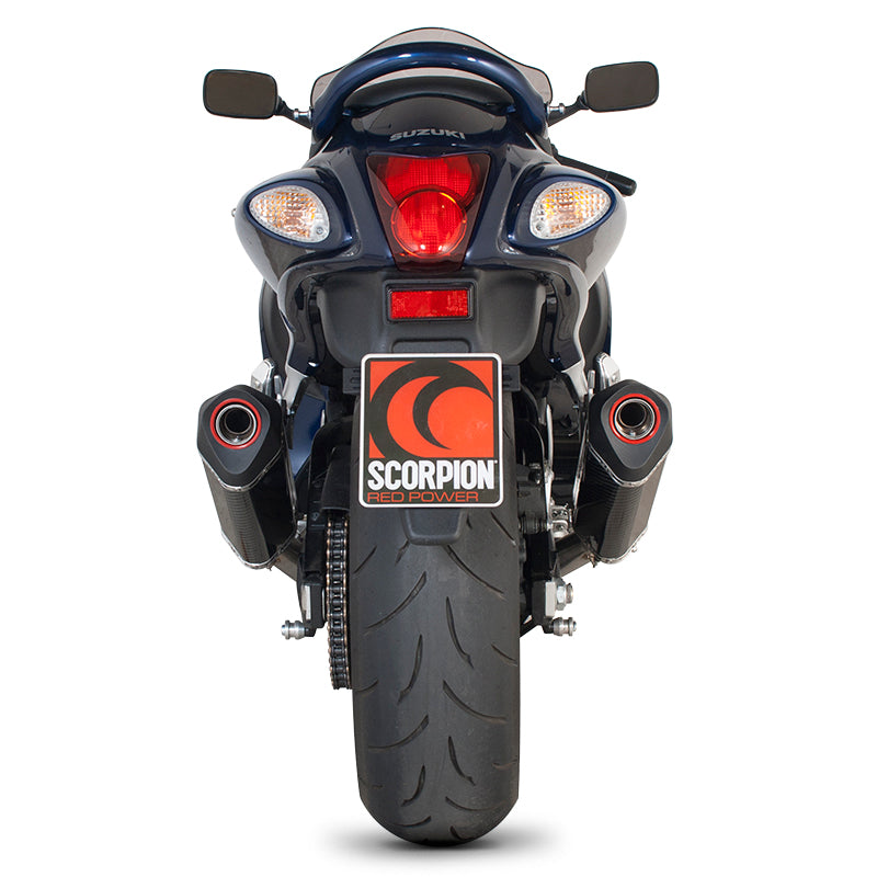Scorpion Serket Stainless Oval Exhaust For Suzuki GSX 1300R 2008-2017