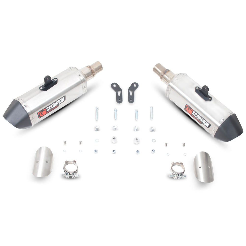 Scorpion Serket Stainless Oval Exhaust - Triumph Speed Triple 1050 2005 - 2010