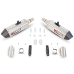 Scorpion Serket Satin Titanium Oval Exhaust - Triumph Speed Triple 2011 - 2015