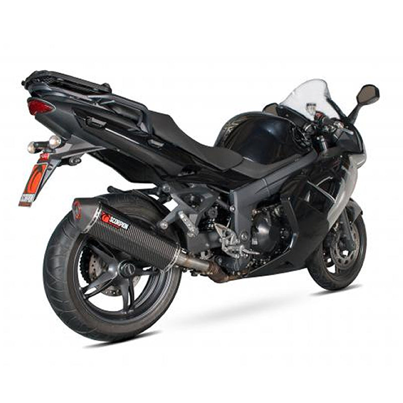 Scorpion Serket Parallel Stainless Oval Exhaust For Suzuki DL 650 V-Strom 12-Current