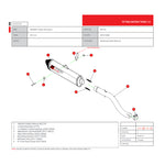 Scorpion Serket Carbon Oval Exhaust For Triumph Tiger 1050 2013-2016