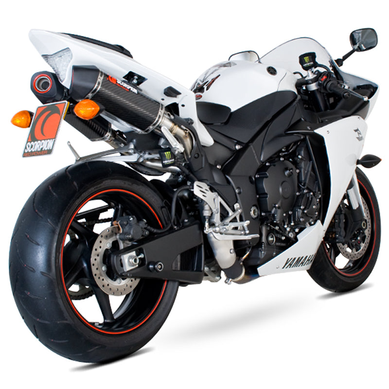Scorpion Serket Carbon Oval Exhaust For Yamaha YZF 1000 R1 2009-2014