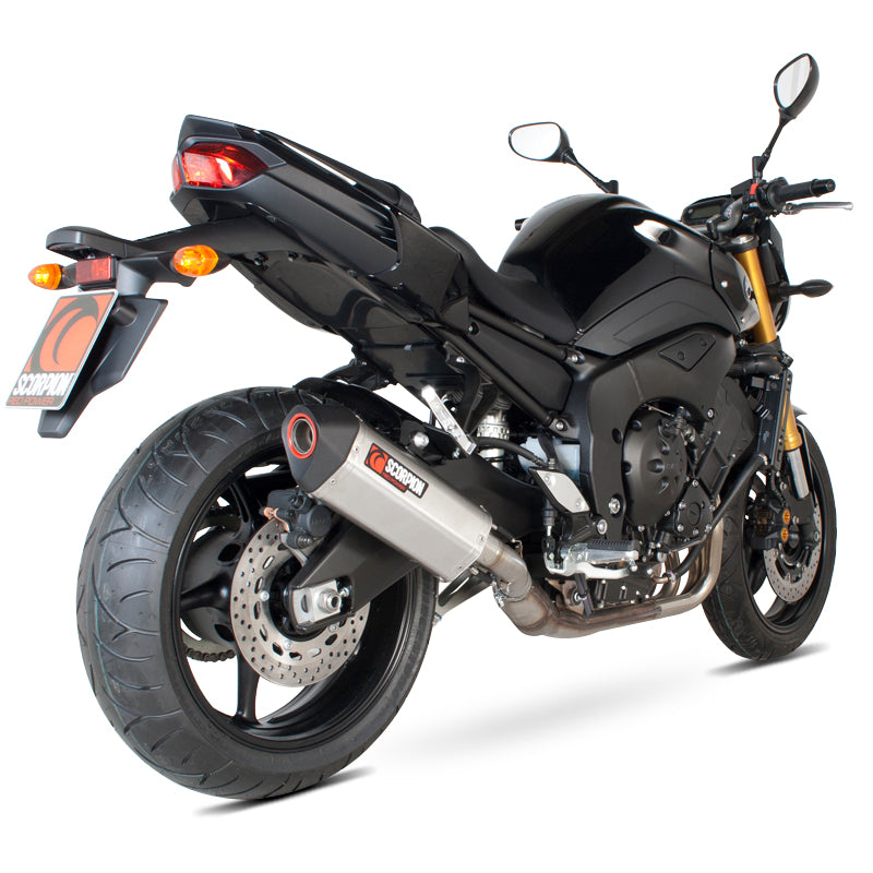 Scorpion Serket Stainless Oval Exhaust For Yamaha FZ8 2010-2016