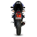 Scorpion Serket Taper Titanium Oval Exhaust For Yamaha YZF R 125 2008-2013