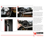 Scorpion Serket Taper Titanium Oval Exhaust For Yamaha YZF R 125 2008-2013