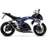 Scorpion RP-1 GP Carbon Round Exhaust For Suzuki GSXR 1000 K9 2009-2011
