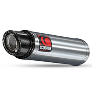 Scorpion Stealth Stainless Oval Exhaust Carbon Outlet Honda CBR 1000 RR 04-05