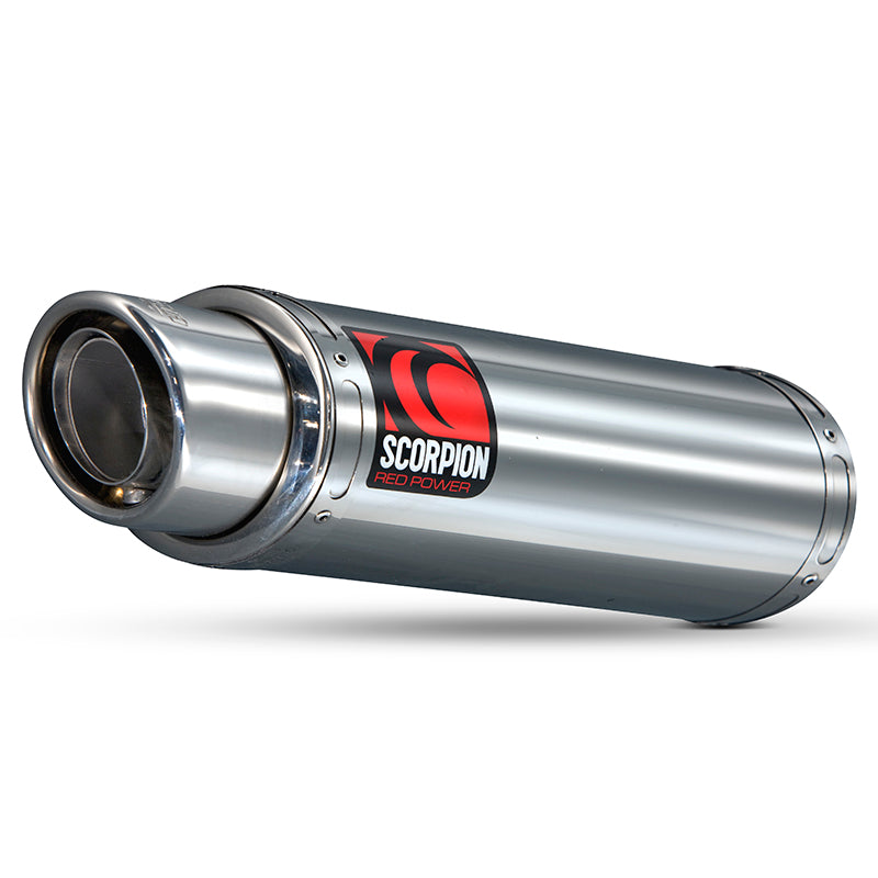 Scorpion Stealth Stainless Oval Exhaust - Kawasaki ZX 636/ZX6RR 2007 - 2008