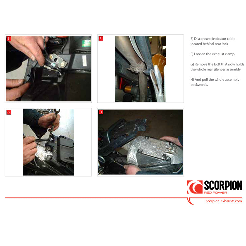 Scorpion Stealth Carbon Oval Exhaust Triumph Daytona 675 06-Current