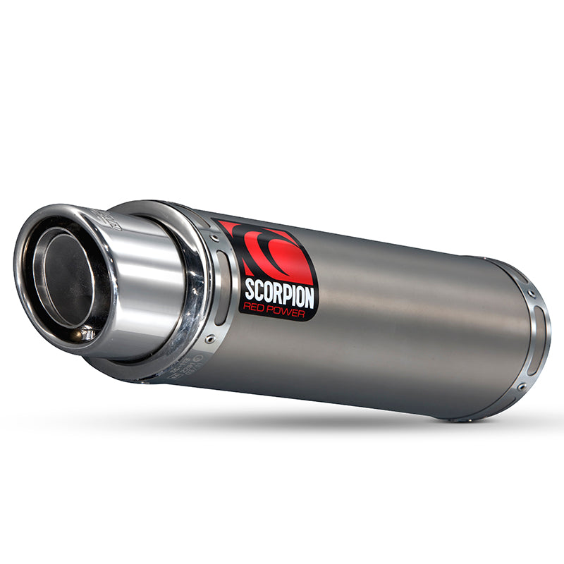 Scorpion Stealth Satin Titanium Oval Exhaust For Honda CBR 600 RR 2007-2012