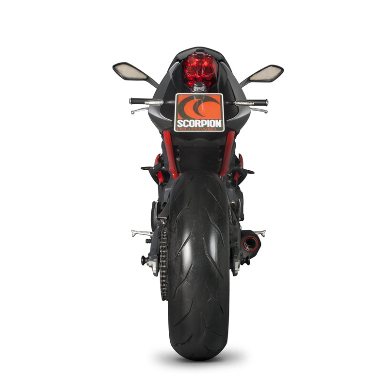 Scorpion Serket Taper Satin Titanium Oval Exhaust For Triumph Street Triple 675 R And RX 2013-2016