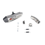 Scorpion Serket Taper Satin Titanium Oval Exhaust For Triumph Street Triple 675 R And RX 2013-2016
