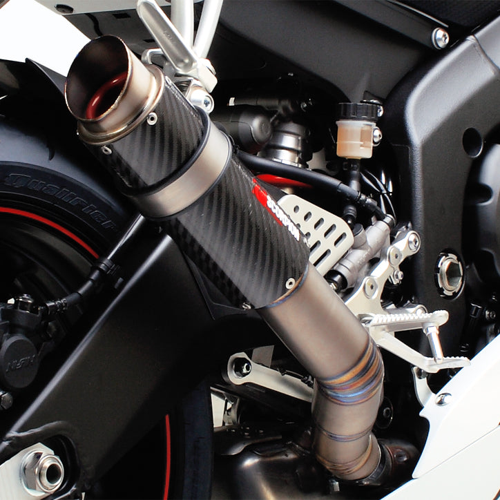 Scorpion RP-1 GP Satin Titanium Round Exhaust Yamaha YZF 600 R6 2006 - 2017