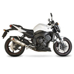 Scorpion Serket Satin Titanium Oval Exhaust For Yamaha FZ1/FZ1S 2006-2016
