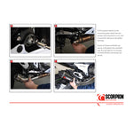 Scorpion Serket Taper Satin Titanium Oval Exhaust For Kawasaki Z800 2013-2016