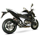 Scorpion Serket Taper Carbon Oval Exhaust For Kawasaki Z800 2013-2016