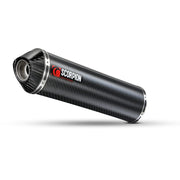Scorpion Factory Carbon Round Exhaust Carbon Outlet Suzuki SV 650 04-11