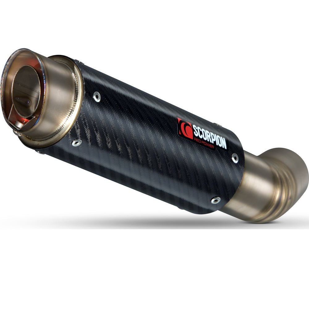 Scorpion RP-1 GP Carbon Round Exhaust For Suzuki GSX-R 1000 2017-2018