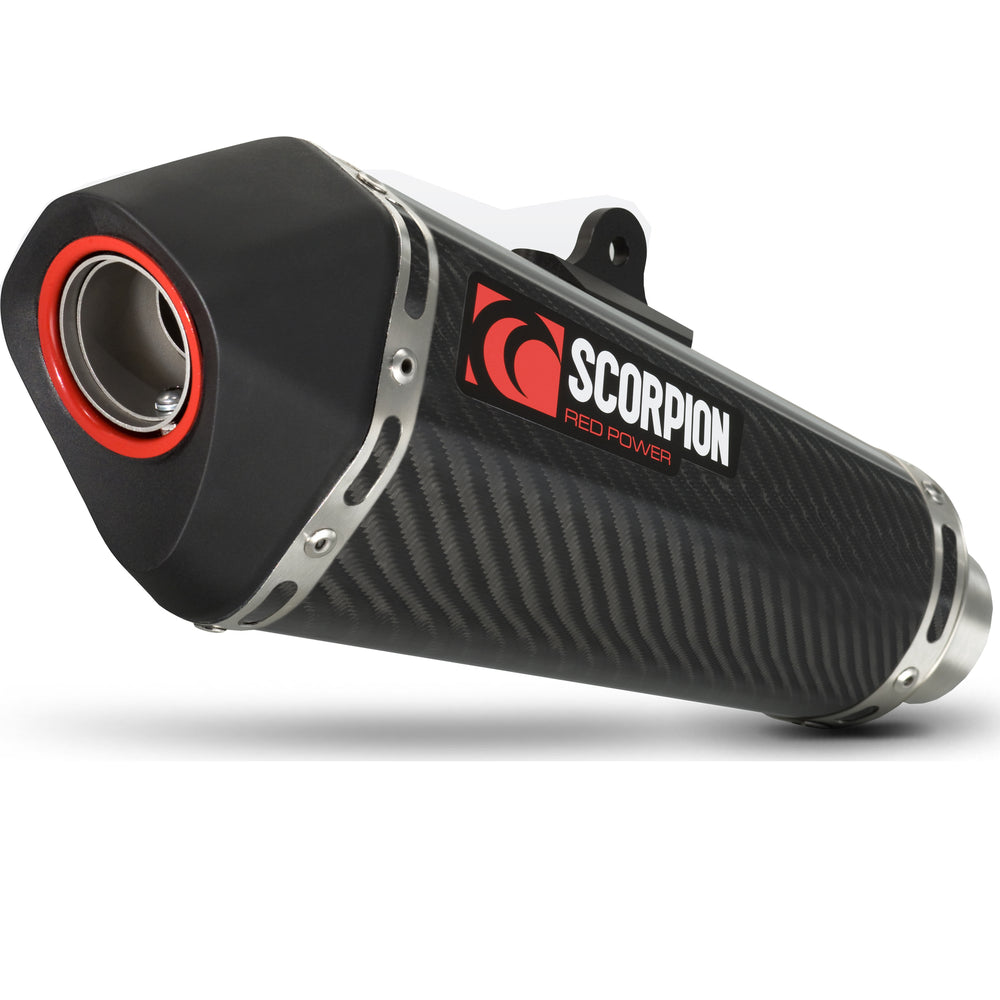 Scorpion Serket Taper Carbon Oval Exhaust For Kawasaki Z 1000 SX 2014-2016