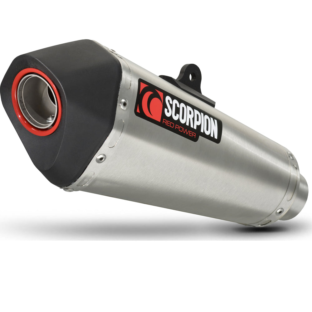 Scorpion Serket Taper Stainless Oval Exhaust For Suzuki GSX-S 750 2017-2022
