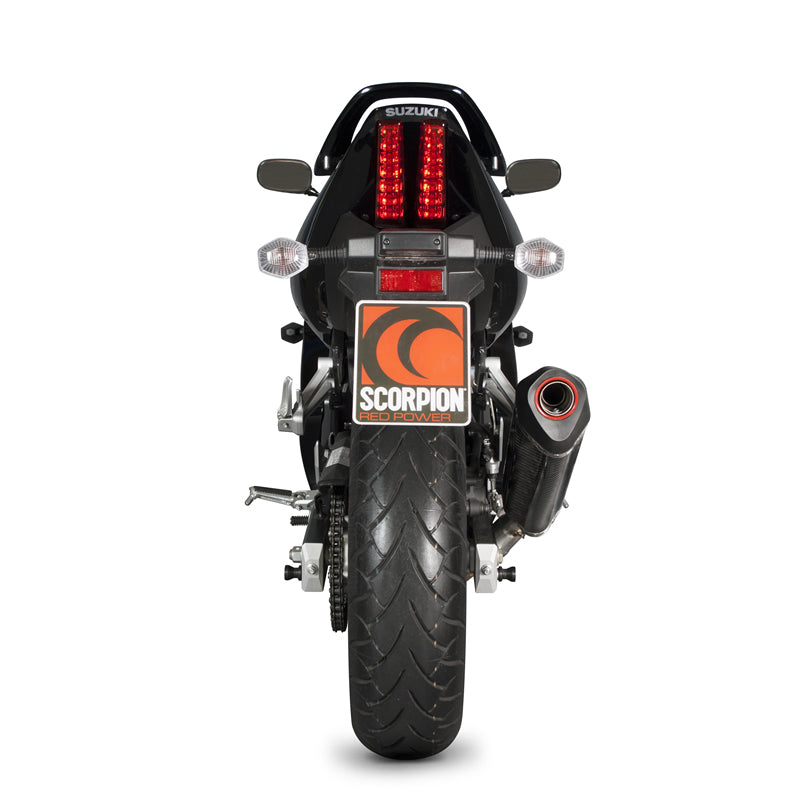 Scorpion Serket Parallel Stainless Oval Exhaust For Suzuki SV 650 2004-2015