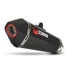 Scorpion Serket Taper Carbon Oval Exhaust For Suzuki GSXR 750 K11 2011-2019