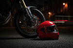 Shox Apex Solid ECE R22.06 Motorcycle Helmet Lifestyle
