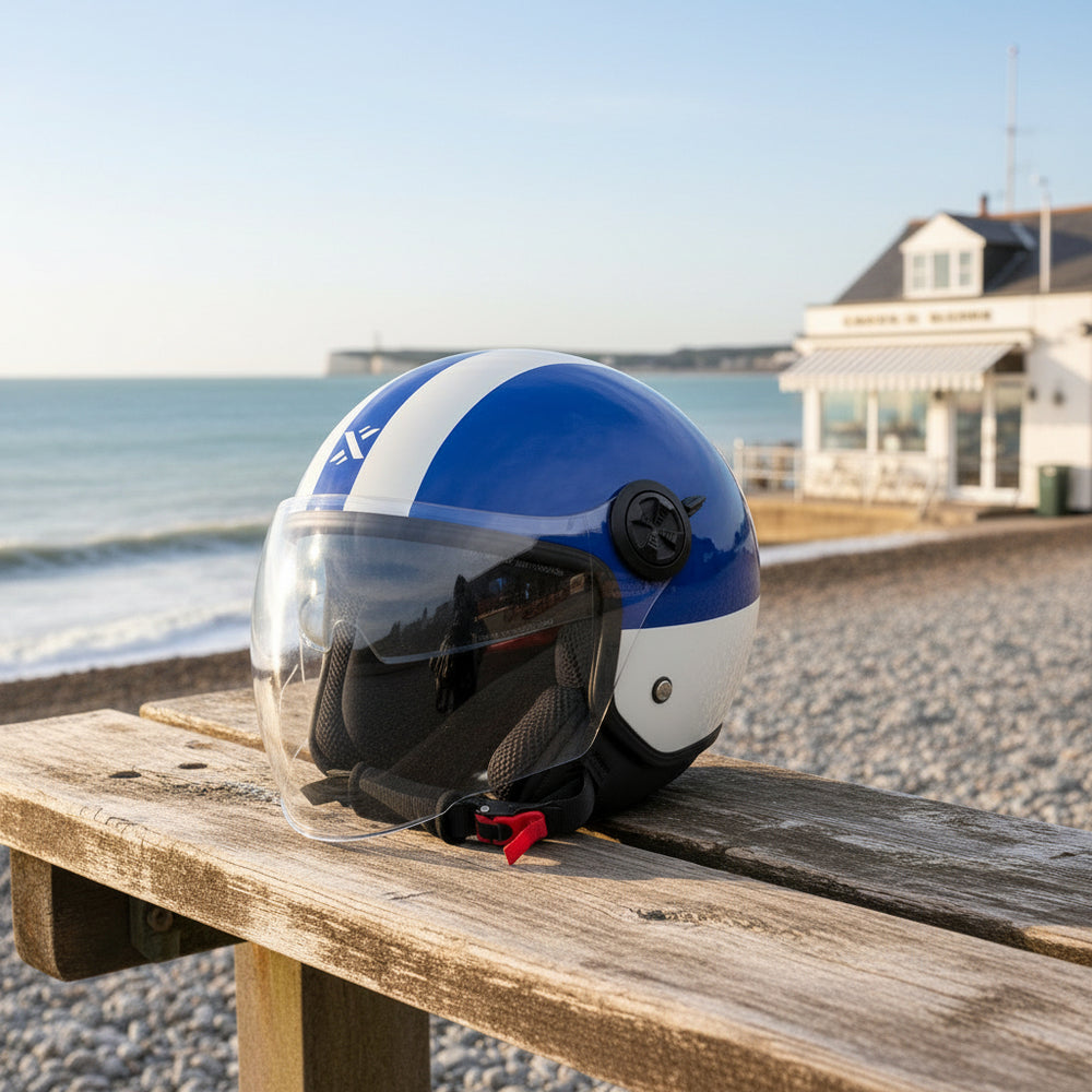 Shox Interceptor SV Ranger Open Face Motorcycle Helmet Lifestyle