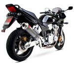 Scorpion Factory Satin Titanium Round Exhaust Carbon Outlet Honda CB 1300 03>Current