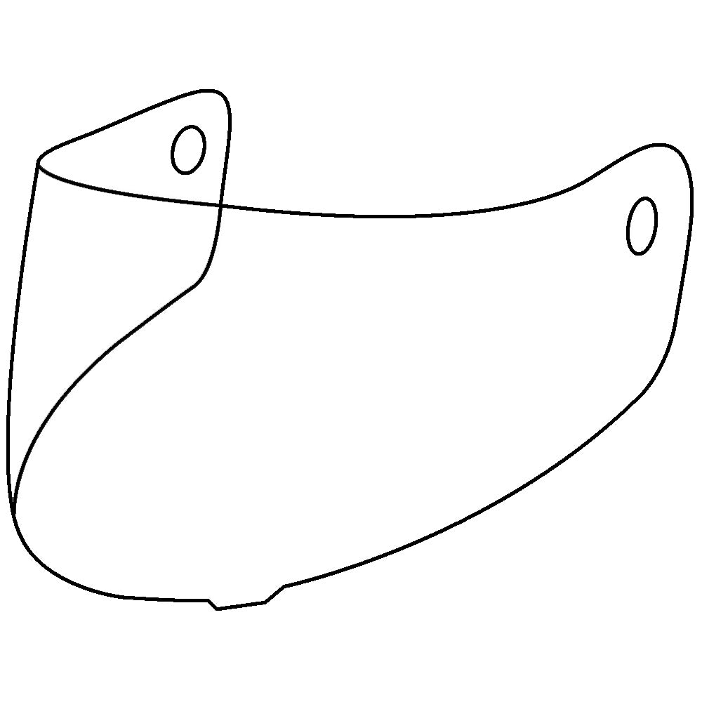 HJC I30 Plain Open Face Motorcycle Helmet & Visor