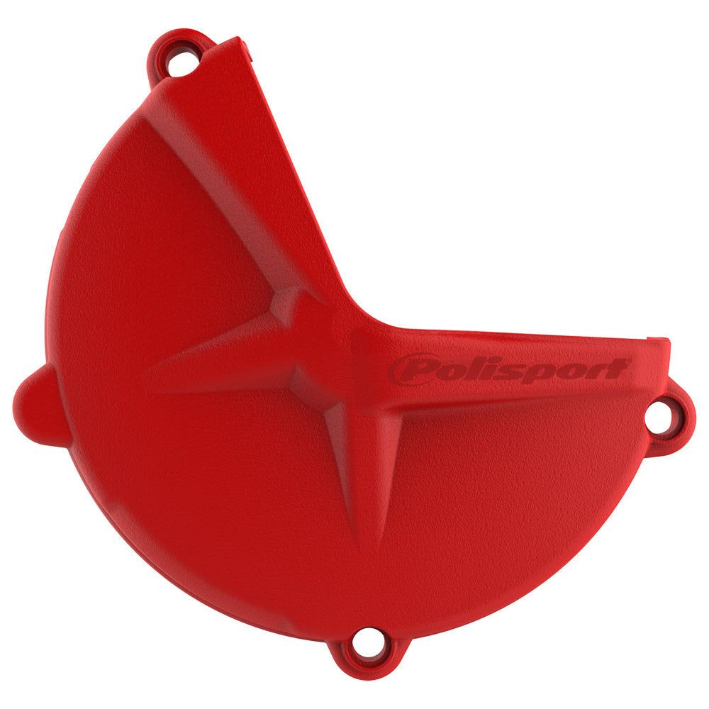 Polisport Clutch Cover Protector - Gas Gas EC/XC 250/300 2017-20, Rieju MR 250/300 2021 - Red