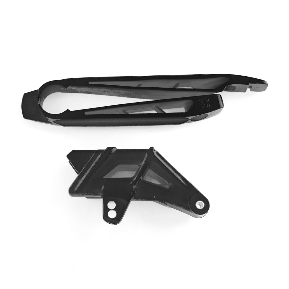 Polisport Chain Guide & Slider Kit - KTM SX/SXF 2007-10, EXC 2008-11 - Black