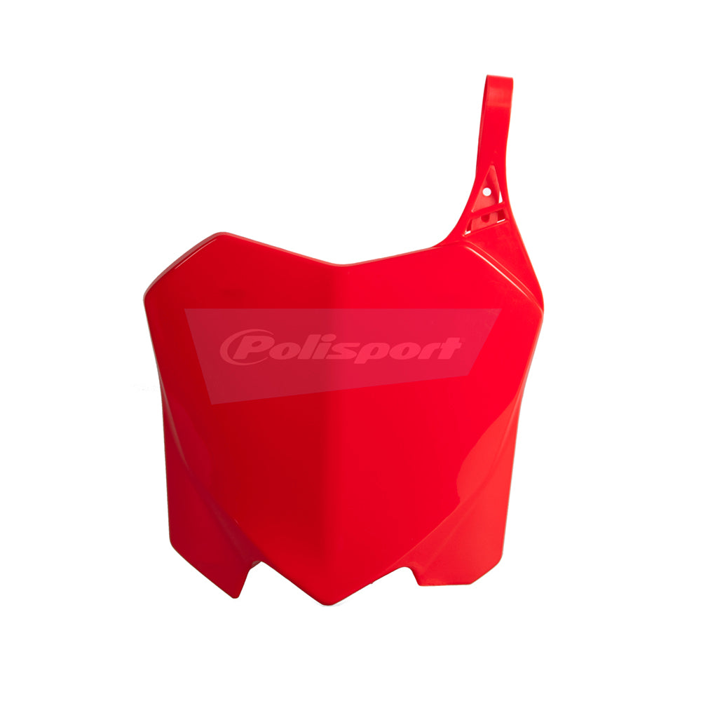 Polisport Front Number Board - Honda CRF250R 2010-13, CRF450R 2009-12 - Red
