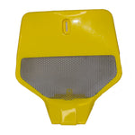 Polisport Universal Vented Front Number Board - Yellow