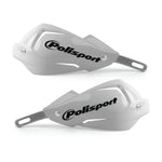 Polisport Touquet Handguards With Universal Mounting Kit - White