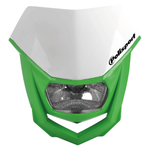 Polisport Halo Universal Front Headlight Unit - Green/ White