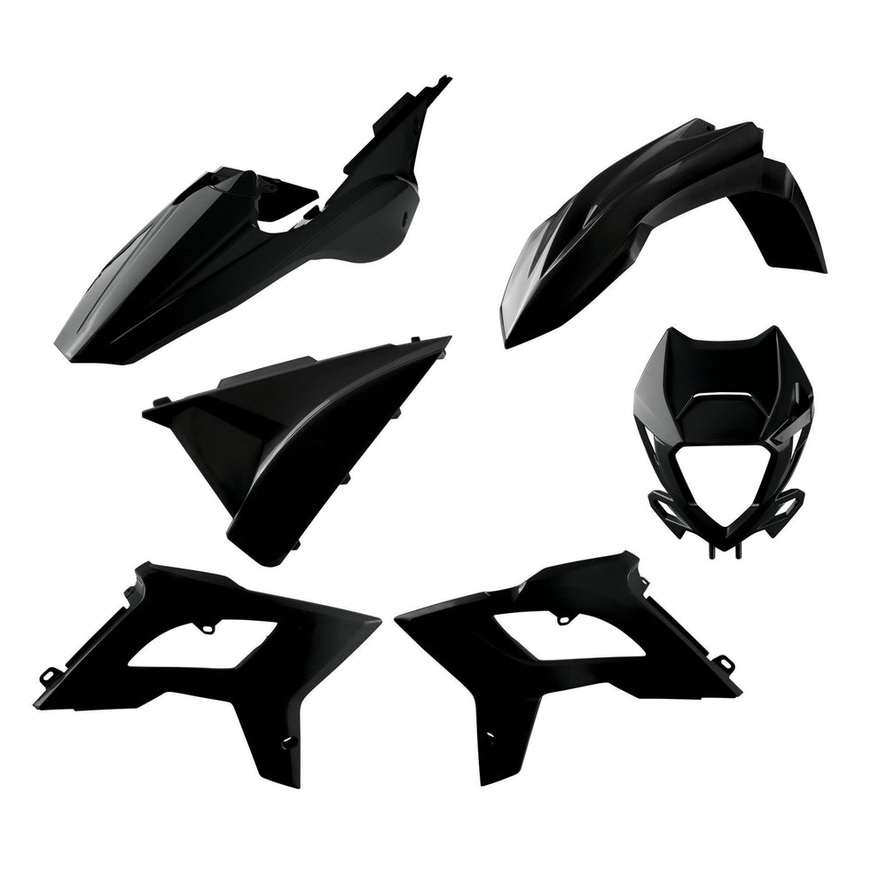 Polisport Restyle Plastics Kit - Beta RR 125/250/300/350/390/430/480 2T & 4T 2018-19 - Black
